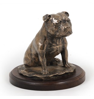 Staffordshire Bull Terrier figurka na drewnie Art-Dog